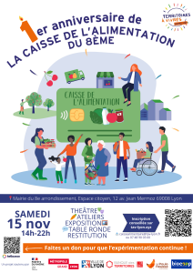 Anniversaire de Calim8, la caisse de l'alimentation de Lyon 8e