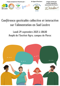 Conférence gesticulée collective et interactive sur l’alimentation en Sud Lozère 